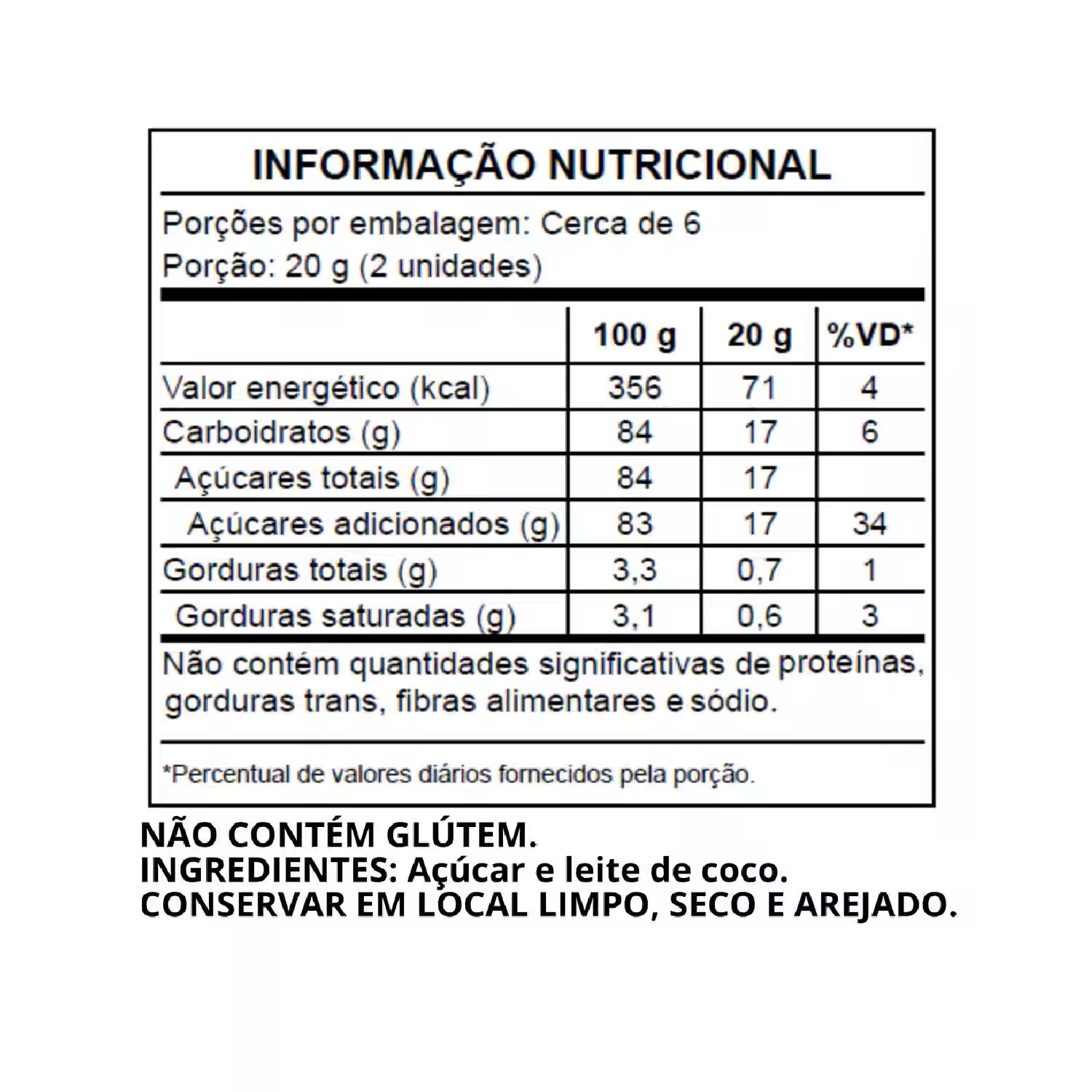 Vitrine de produtos DoceDoralice